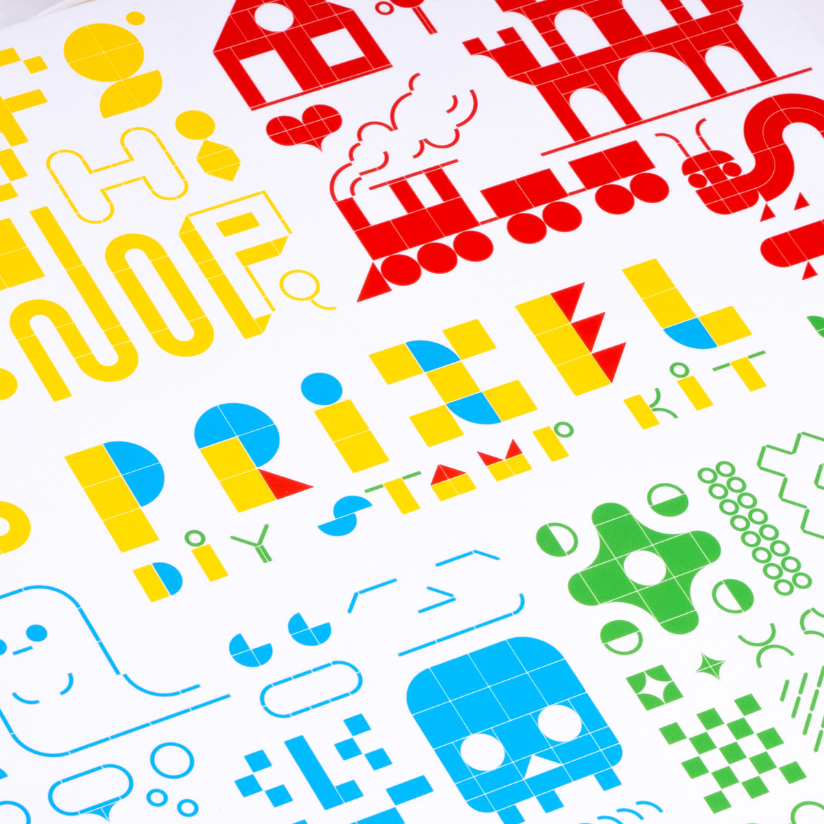 Pressle Sticker PRIXEL DIY Rubber Stamp Kit